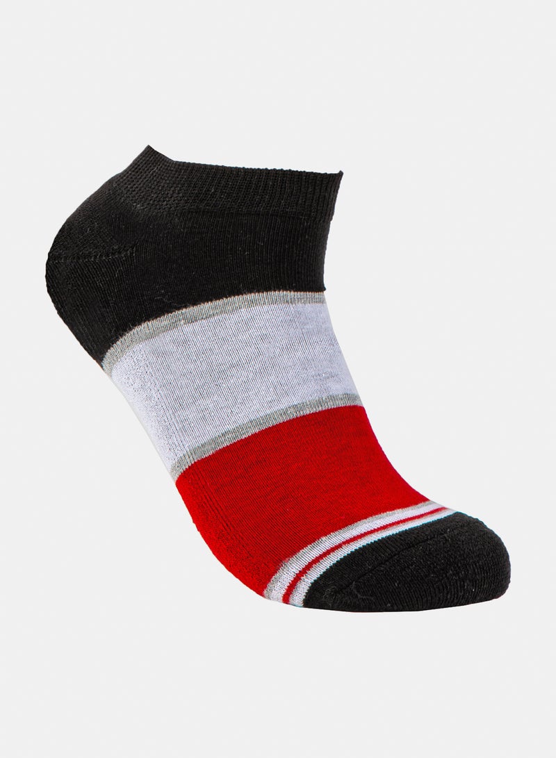 Odds Men's Pack of 3 Half Terry Ankle Patterned Socks - Image 2